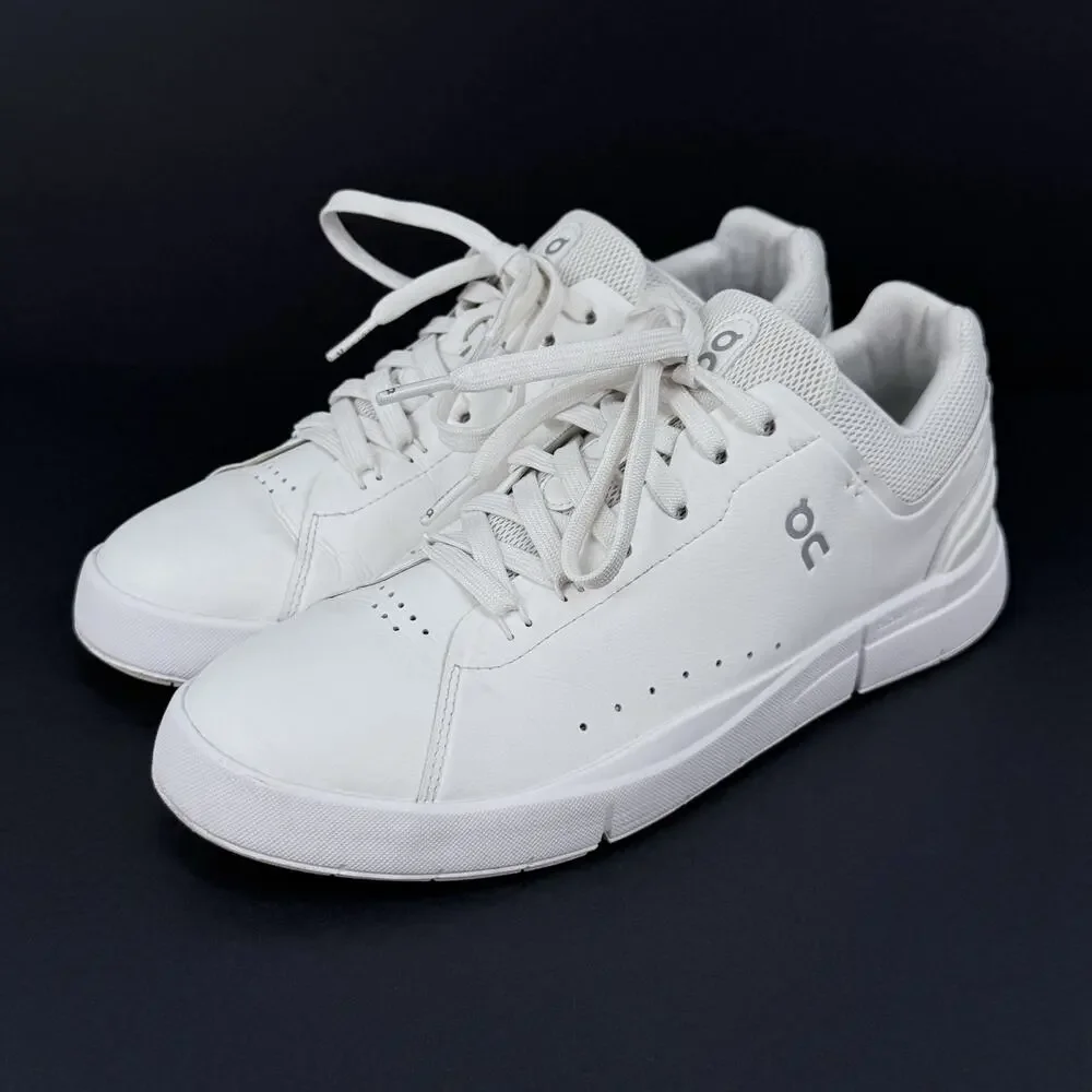 On The Roger Advantage Sneakers In All White Women’s 9.5 Size US